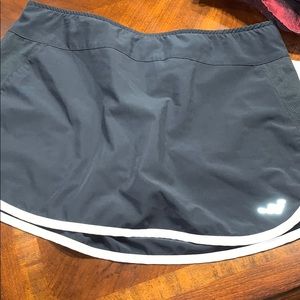 Black tennis skirt